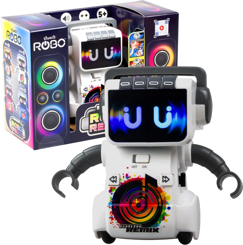 Load image into Gallery viewer, Silverlit robo remix blauw dansrobot - met licht en geluid
