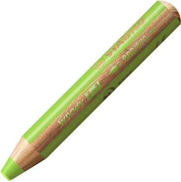 Stabilo woody 3 in 1 - multitalent potlood - lichtgroen - per stuk