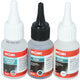 Womi superglue filler set – lijm + vulstof – snelle uitharding – extreem sterke reparatie – multimateriaal