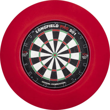 Engelhart led dartbord surround rood – dartbord verlichting met 90 leds – 3 cm dikke beschermring – muurbescherming voor darten – longfield