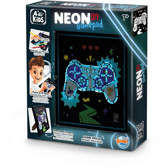 Buki france buki - neonframe - thema gamepad - knutselen - hobby