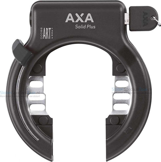 AXA Solid Plus zwart ART2 ringslot - 150mm - fiets