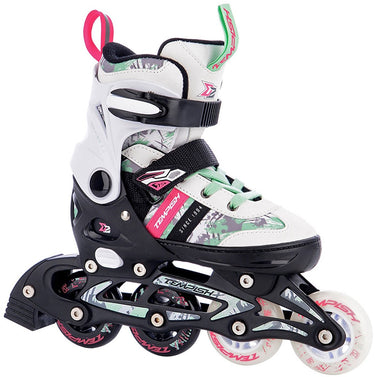 Tempish dasty 2 skeelers - inline skates - verstelbaar - kinderen - wit - maat 33-36