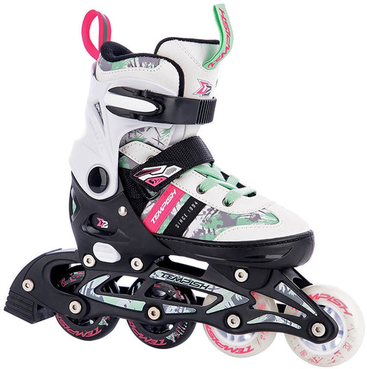 Tempish dasty 2 skeelers - inline skates - verstelbaar - kinderen - wit - maat 33-36