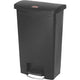 Rubbermaid pedaalemmer 76224559 polyethyleen zwart