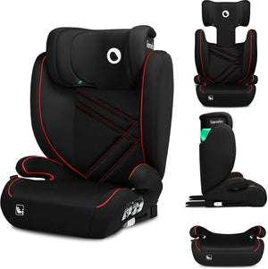 Lionelo hugo i-size – autostoel – groep 2 3 (3,5-12 jaar 15 tot 36 kg 100-150 cm) – isofix – 2 in 1 : zitverhoger met afneembare rugleuning - verstelbare hoofdsteun – geavanceerde zijbescherming – memory foam - wasbaar – comfortabele zitting