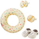 Heless poppen zwemset hart confetti - badkleding voor poppen 35-45cm.