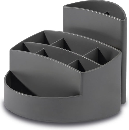 Han pennenbak - rondo karma - 9-vaks - grijs - 100% gerecycled materiaal - ha-17468-18