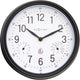 Nextime jasmine – weerstation wandklok – 23.5 cm – metaal – wit – weerbestendig