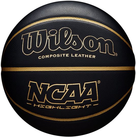 Wilson ncaa highlight basketbal maat 7 - zwart goud