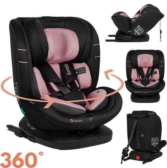 Lionelo bastiaan i-size 4in1 autostoel isofix 360° draaibaar – van geboorte tot 12 jaar (40-150 cm) – rwf fwf – top tether – memory foam – sideprotect – brede comfortzitting – i-size