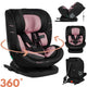 Lionelo bastiaan 4in1 - autostoel isofix 360° draaibaar - van geboorte tot 12 jaar (40-150 cm groep 0 1 2 3) - rwf fwf - memory foam - sideprotect - volledig verstelbaar - comfortabele brede zitting - autostoeltje i-size