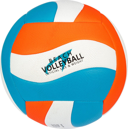 Avento beachvolleybal - smash wave - soft touch - oranje wit