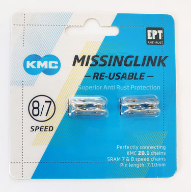 KMC Sluitschakel MissingLink 7 8R EPT zilver 7.10mm 7 8v(2)