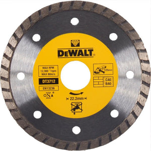 Dewalt - diamantschijf turbo - 125mm - professioneel - snel en precies