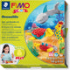 Fimo kids 8034 - ovenhardende boetseerklei - form play set zeeleven