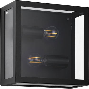Eglo alamonte 1 wandlamp buiten - e27 - 29 cm - zwart