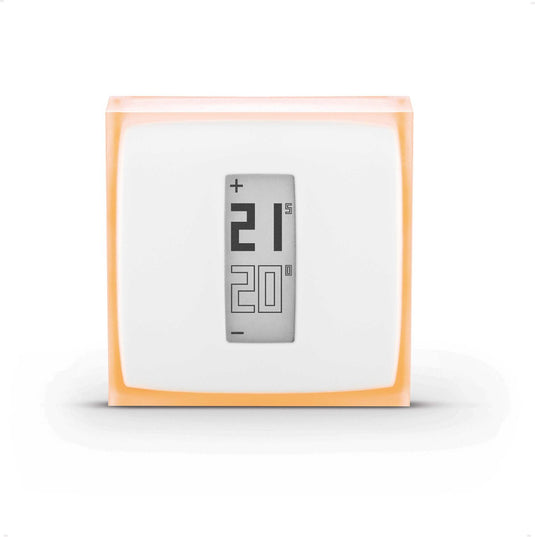 Netatmo slimme thermostaat - smart thermostaat voor cv - werkt met google home, alexa apple homekit - draadloos - wit
