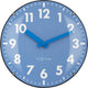 Nextime duomo mini – tafel wandklok – 20 cm – koepelvormig glas – blauw – stil