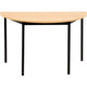 Halfronde tafel sodematub ft126dero-1111 beuken zwart