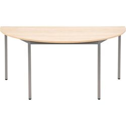 Halfronde tafel sodematub ft168dero-6515 esdoorn zilver