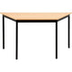 Trapeziumvormige tafel sodematub ft147trap-1111 beuken zwart