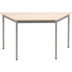 Trapeziumvormige tafel sodematub ft147trap-6515 esdoorn zilver