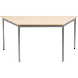 Trapeziumvormige tafel sodematub ft168trap-6515 esdoorn zilver