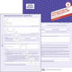 Arbeidsovereenkomst avery zweckform 2255-5 papier blauw