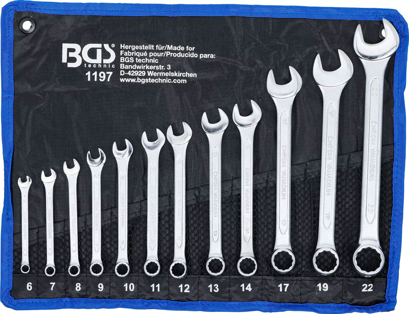 Load image into Gallery viewer, Bgs technic combination wrench set sw 6 - 22 mm 12 pcs.
