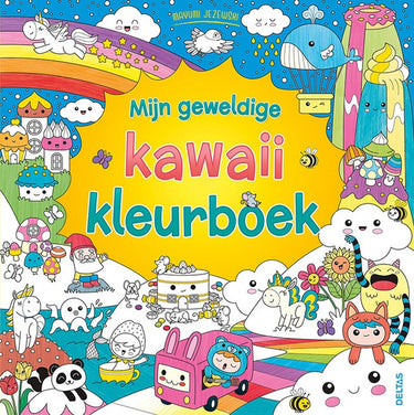Deltas mijn geweldige kawaii kleurboek