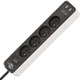 Brennenstuhl ecolor stekkerdoos met usb 4-voudig 1,5m h05vv-f3g1,5 wit zwart