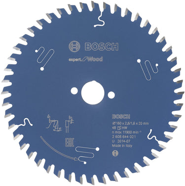 Bosch cirkelzaagblad expert for wood 150x20x2.6 1.6x24 t