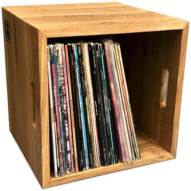 Music box designs houten vinyl platen box - geolied eikenhout (7-inch)