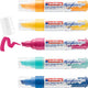 Edding 5000 acrylstiften breed - geel, zonne-geel, blauw, roze, turquoise - set met 5 acrylkleuren (abstract) - beitelpunt 5-10 mm - acrylverf voor schilderen op canvas, hout - acrylstiften, watervast