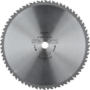 Wolfcraft - zaagtafel cirkelzaagblad 400x30mm - 36 tanden - zaagblad voor tafelzaag - serie bruin - 6594000