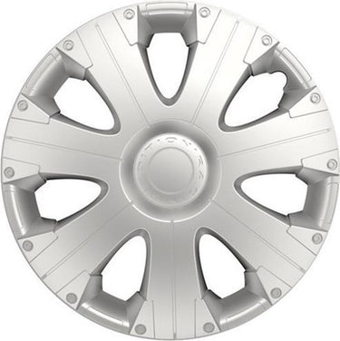 Carpoint wieldoppen racing 14 inch abs zilver set van 4