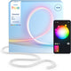 Philips hue essential flex led strip - 10m (2 x 5m led strip) - gekleurd neonlicht - dimbaar - buig in elke vorm - bediening via onze app of met je stem