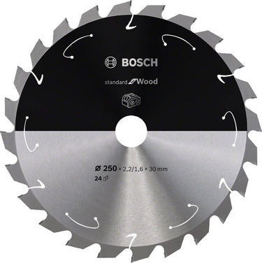 Bosch professional standard for wood cirkelzaagblad 250 x 30 x 2,2 mm 24 tanden ( 2608837727 )