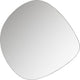 Woood philou spiegel - glas metaal - zwart - 60x59x0,5