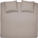 Cinderella dekbedovertrek - 2 persoons - katoen - lits-jumeaux extra breed - 260 x 200 220 cm - taupe + 2 kussenslopen 60x70