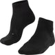 Falke go2 short anti-blaar katoen functioneel materiaal golfsokken heren zwart - maat 46-48