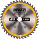 Dewalt dt1955 cirkelzaagblad - 235 x 30 x 40t - hout en non-ferro metalen