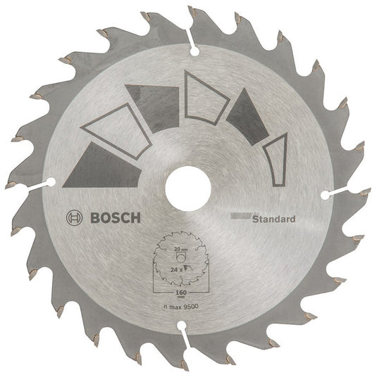 Bosch cirkelzaagblad basic 160x2.2x20 16,t24 (1)
