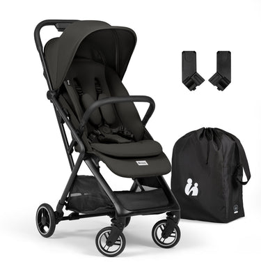 Hauck fly n care - supercompacte reisbuggy voor reislustige ouders - black