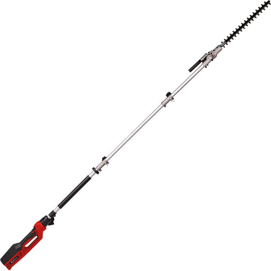 Einhell elektrische telescopische heggenschaar gc-hh 9046 - 900 w - snoeilengte 41,2 cm - tandafstand 20 mm - bereik 1,97 m - verlengbaar tot 2,60 m - kantelbaar snoeiopzetstuk