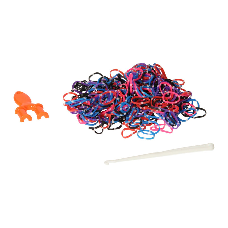 Load image into Gallery viewer, Loom bands polka dots set, 600st.
