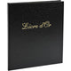 Gastenboek exacompta 4991e zwart karton, pu, pvc