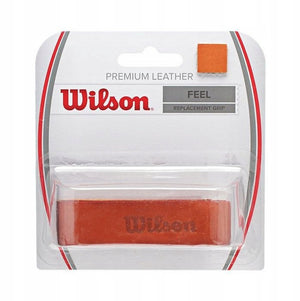 Wilson premium leren basisgrip tennis - oranje