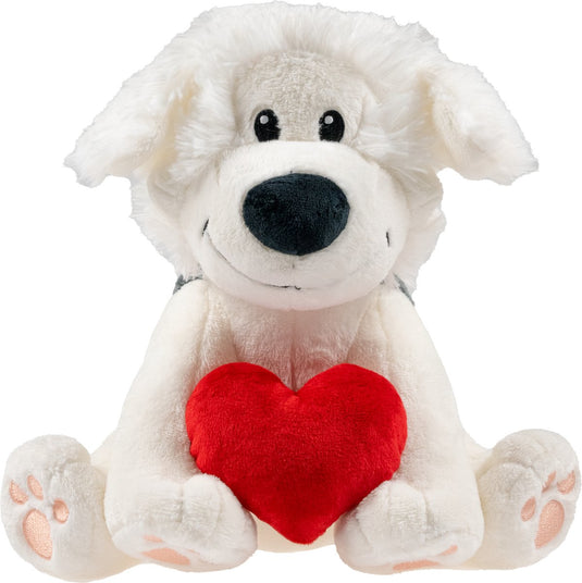 Samson marie samson en marie knuffel pluche samson met hart, 30cm